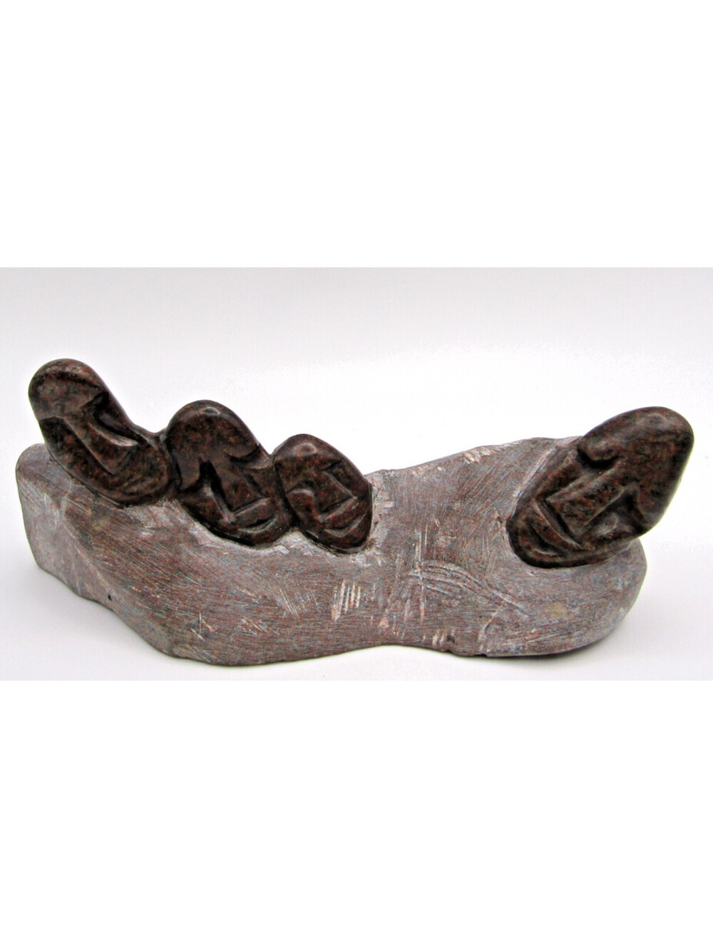Temba Moyo Zimbabwe Hand-Carved Shona Tribe Serpentine Stone Sculpture